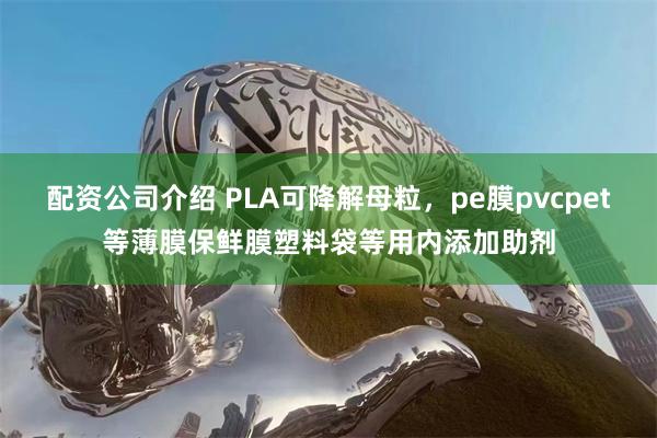 配资公司介绍 PLA可降解母粒，pe膜pvcpet等薄膜保鲜膜塑料袋等用内添加助剂