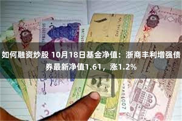 如何融资炒股 10月18日基金净值：浙商丰利增强债券最新净值1.61，涨1.2%