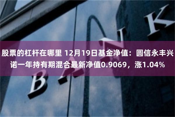 股票的杠杆在哪里 12月19日基金净值：圆信永丰兴诺一年持有期混合最新净值0.9069，涨1.04%